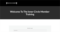 Desktop Screenshot of innercirclemembers.com