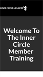 Mobile Screenshot of innercirclemembers.com